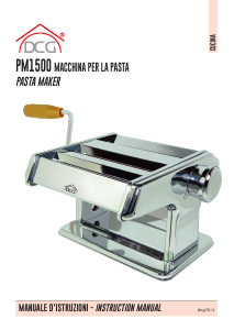 Manuale DCG PM1500 Macchina per pasta