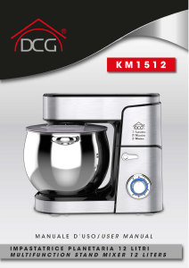 Manual DCG KM1512 Stand Mixer