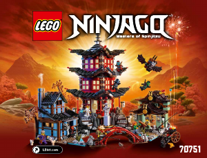 Mode d’emploi Lego set 70751 Ninjago Le temple de l'Airjitzu