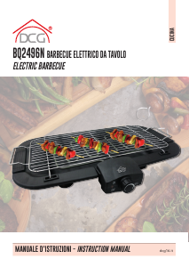 Manuale DCG BQ2496N Griglia da tavolo