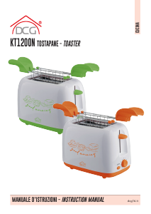 Manual DCG KT1200N Toaster