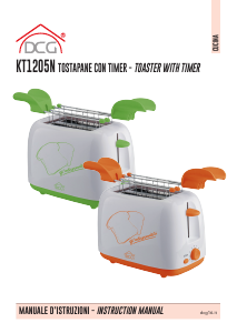 Manual DCG KT1205N Toaster