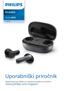 Priročnik Philips TAT4507WT Slušalka
