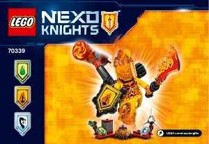 Manuale Lego set 70339 Nexo Knights Ultimate Flama