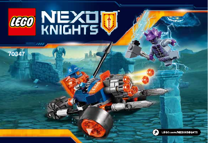 Bruksanvisning Lego set 70347 Nexo Knights Kungens vaktartiller