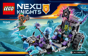 Manuale Lego set 70349 Nexo Knights Lock & Roller di Ruina