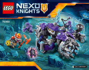 Manual Lego set 70350 Nexo Knights Três irmãos