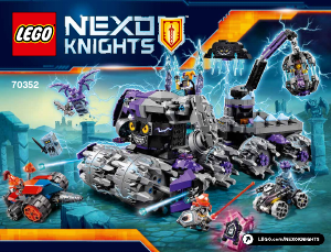 Manuale Lego set 70352 Nexo Knights Il quartier generale di Jestro