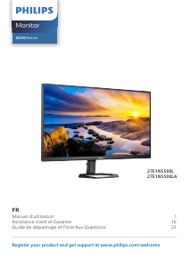 Mode d’emploi Philips 27E1N5500LA Moniteur LED