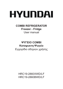 Manual Hyundai HRC19-2860BWD/LF Fridge-Freezer