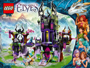 Manual Lego set 41180 Elves Castelo de sombras mágicas da ragana