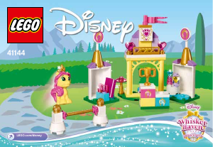Instrukcja Lego set 41144 Disney Princess Królewska stajnia Fuksji
