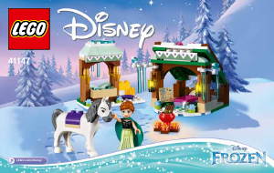 Manuale Lego set 41147 Disney Princess L'avventura sulla neve di Anna