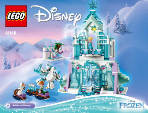 Käyttöohje Lego set 41148 Disney Princess Elsan maaginen jääpalatsi