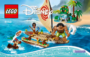 Bruksanvisning Lego set 41150 Disney Princess Vaianas resa på havet