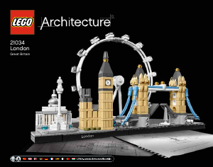 Priručnik Lego set 21034 Architecture London