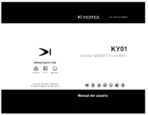 Manual de uso Kyoto KY01 Teléfono móvil
