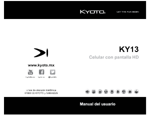 Manual de uso Kyoto KY13 Teléfono móvil