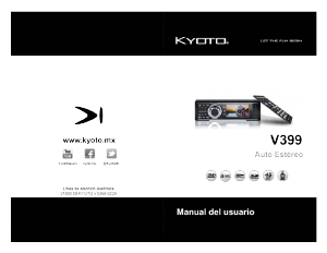 Manual de uso Kyoto V399 Radio para coche