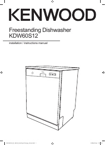 Kenwood best sale kid60s18 dishwasher