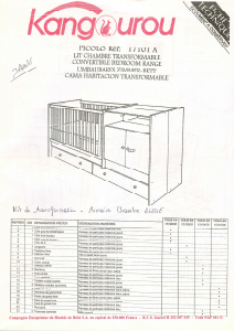 Manual de uso Kangourou 17101 A Cuna