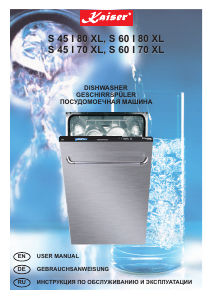 Manual Kaiser S45I80 XL Dishwasher