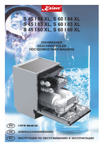 Bedienungsanleitung Kaiser S45I83 XL Geschirrspüler