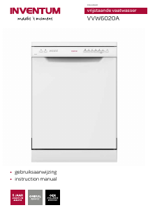 Manual Inventum VVW6020A Dishwasher