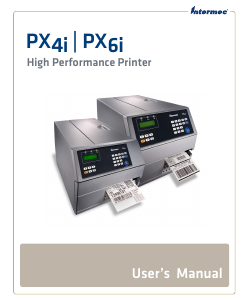 Handleiding Intermec PX6i Labelprinter