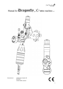 Handleiding Ink Machines Dragonfly X2 Tatoeëermachine