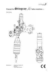 Handleiding Ink Machines Stringray X2 Tatoeëermachine