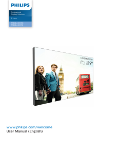 Manual Philips 55BDL4007X LED Television