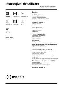 Посібник Indesit DFG 2622 EU Посудомийна машина