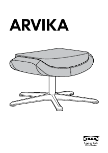 Mode d’emploi IKEA ARVIKA Repose-pieds