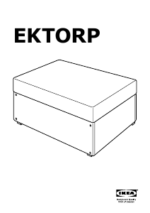 Návod IKEA EKTORP Podnožka