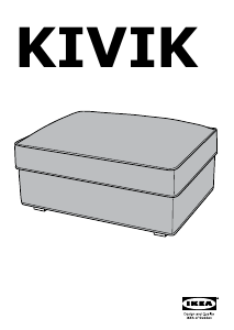 Brugsanvisning IKEA KIVIK Fodskammel