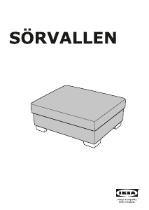 Priručnik IKEA SORVALLEN Podnožje za noge