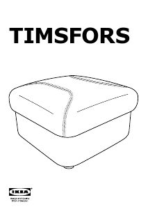 Manuale IKEA TIMSFORS Poggiapiedi