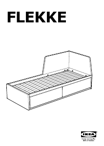 Manual IKEA FLEKKE Sofá-cama