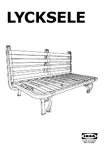 Руководство IKEA LYCKSELE (142x100x87) Кушетка