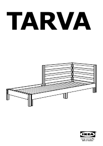 Bruksanvisning IKEA TARVA Sovesofa