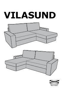 Руководство IKEA VILASUND (240x150x71) Кушетка