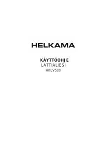 Käyttöohje Helkama HKLV500 Liesi