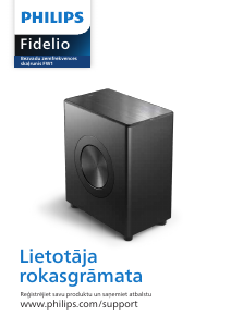 Rokasgrāmata Philips TAFW1 Fidelio Basu skaļrunis