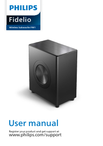 Manuale Philips TAFW1 Fidelio Subwoofer