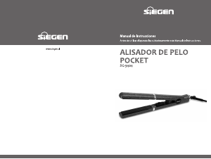 Manual de uso Siegen SG-3404 Plancha de pelo