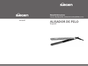 Manual de uso Siegen SG-3512D1 Plancha de pelo