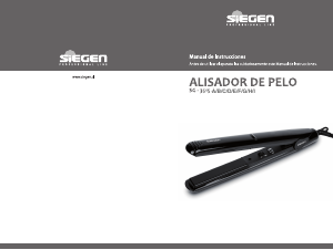 Manual de uso Siegen SG-3515G Plancha de pelo