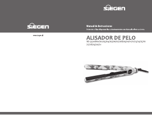 Manual de uso Siegen SG-3520D16 Plancha de pelo