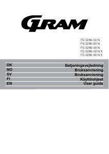 Handleiding Gram FS 3286-90 N Vriezer